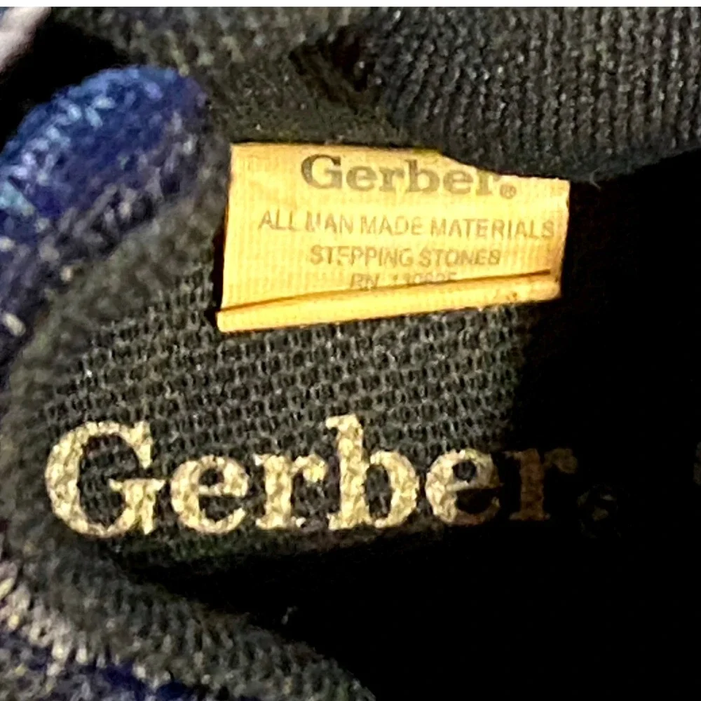 Gerber Sneakers Toddler‎ Walking Shoes First Walker Hook Loop Blue Size 5